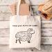 XYANFA Cuts of Lamb Knitting Tote Bag - Perfect Gift for Knitters and Sheep Lovers - Buy Online on SooperMarket.com