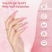 Morovan 2oz Poly Extension Gel - Large Capacity Builder Nail Gel - Long-Lasting Nude Pink Colors - Ideal for Beginners and Professionals - DIY Nail Design Set - Buy Online on SooperMarket.com