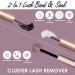 DIY Individual Cluster Lash Extension Kit with Bond and Seal Remover Tweezers | 204 Pcs 10-16mm Natural Light C/D Curl False Eyelashes | Beginner at Home - OP01+OP17 - Buy Online on SooperMarket.com