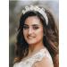 Sweetv Pearl Bride Headband for Wedding - Handmade Rhinestone Bridal Hair Accessories - Bachelorette Party Decorations and Bride to Be Headband - White - Buy Online on SooperMarket.com