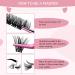 72 Pcs Easy to Apply DIY Eyelash Extension Individual Lashes D-8-16mix - Adore Lash Clusters with Thin Band - Buy Online on SooperMarket.com