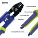 Booms Fishing CP1 Crimping Pliers | High Carbon Steel 10 inch Crimper Tool with 140pcs Sleeves for Wire Rope Leaders | Blue Ergonomic Handle - Buy Online on SooperMarket.com