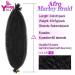 24 Inch Pre-Separated Springy Afro Twist Hair 6 Packs - Soft Synthetic Marley Twist Hair for Distressed Butterfly Locs - Ideal for Wrapping and Braiding - Black Women (1B) - Buy Online on SooperMarket.com