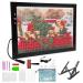 HSK A4 LED Artist Light Pad kit Dimmable Brightness with Lock/Unlock Modes for Diamond Painting  Adjustable Angle Stand A4 KIT
