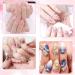 2 Pcs Round & Angled Nail Art Clean Up Brushes - Nail Painting Brushes for Mistake Cleanup and Design - 2pcs - Buy Online on SooperMarket.com