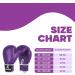 Kruzak Plain Boxing Gloves - Sparring, Kickboxing, Muay Thai, MMA Fighting - Purple, 12 oz - Men & Women - Buy Online on SooperMarket.com