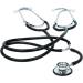 Veridian 05-132 Dual Head Stethoscope - Black Aluminum for Teaching & Training | International Shipping Available - Buy Online on SooperMarket.com