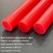 OWNALL Flexible Polyurethane Rubber Nunchucks for Adults | High Hardness & Elasticity with Steel Swivel Chain | Durable & Safe for Professionals - Red - Buy Online on SooperMarket.com