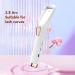 Verdant Touch Electric Eyelash Curler 2 in 1 Heated Eyelash Curler with Hair Dryer Larger Heating Silicone Pad Rechargeable Electric Lash Curler - Buy Online on SooperMarket.com