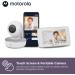 Motorola VM36XL Touchscreen WiFi Video Baby Monitor - HD 720p Camera  1000ft Range  2-Way Audio  Remote Pan-Tilt-Zoom  Lullabies - Smart Phone App Compatible - Buy Online on SooperMarket.com