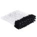 200 Colorful disposable Mascara Wands eyelash brush for eyelash extensions Eyebrow brush and lash extension supplies (Black)