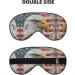 Patriotic Eagle Soft Sleep Eye Mask | Breathable Eye Patch for Women | Ideal for Travel & Relaxation - Buy Online on SooperMarket.com