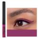 DekRion Liquid Eyeliner  Matte Colored Eyeliners  Purple-Red Eyeliner  White Black Red Brown Green Purple Waterproof High-pigmented Colorful Eyeliners Eye Makeup (17Purple-Red)