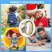 Dingfeiyu Airtag Wristband - Waterproof Adjustable Bracelet for Kids & Adults | Anti-Lost Nylon Band for Apple Airtag - Oatmeal - Buy Online on SooperMarket.com