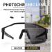 KAPVOE Photochromic Cycling Glasses | MTB Sunglasses with Clear Colorful Lenses - Buy Online on SooperMarket.com