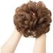 2PCS Light Auburn Messy Hair Bun Extensions - Curly Wavy Updo Scrunchies for Women - Synthetic Chignons - 30 - Buy Online on SooperMarket.com