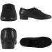 Men's Black Leather Ballroom Dance Shoes - Size 9.5 | Latin Salsa Dancing Character Shoes - Buy Online on SooperMarket.com