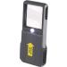 Carson PO-25 MiniBrite LED Lighted Pocket 3x Magnifier | Grey | Built-in Sliding Lens Cover | 2.0 x 0.6 x 4.5 inches - Buy Online on SooperMarket.com