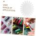 minkissy 1 Nail Gel Polish Nail Polish Display Wheel Nail Art Display Wheel Nail Gel Color Card Nail Art Display Board Nail Polish Rack Nail Art Tips Ribbon Sun Flower Manicure - Buy Online on SooperMarket.com