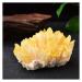 Natural Crystal Cluster Ore Specimens Yellow Green Quartz Reiki Stone Raw CrystalsHome Decor Collect Gifts Ornaments 1PCS Decoration Primary Stones and Minerals (Color : A Yellow Size : 500-550g) 500-550g A Yellow
