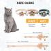 Ruzister 3-Pack Adjustable Cat Neck Bands with Flowers & Bells - Cute Floral Collars for Boys & Girls Perfect Accessories for Your Feline  - Buy Online on SooperMarket.com
