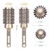 Premium 2-Pack Round Hair Brushes for Blow-Drying | Professional Wild Boar Bristle Round Brushes - 53 & 43mm for Curls & Smoothing | SNDYI - Buy Online on SooperMarket.com