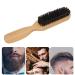 Premium Men's Beard & Hair Brush Set - Wooden & Bamboo Grip Soft Bristles for Facial Cleaning & Beard Styling - Buy Online on SooperMarket.com