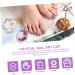 POPETPOP 1pc Nail Art Crystal Cup Glass Container with Lid Nail Powder Dish Nail Monomer Liquid Bowl Glass Nail Dish Transparent Nail Polish Crystal Nail Art Cup White Crystal Cup Bowl Care 5.5x5.5cm Pink - Buy Online on SooperMarket.com
