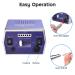 AW 22000RPM Electric Nail File Drill for Manicure Pedicure - Adjustable Speed Handpiece with Powder Brush and Finger Separator - Buy Online on SooperMarket.com