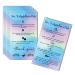 MAOSH Press-On Nail Application Instructions Cards Aftercare Instructions Cards 50 Pack 2 x 3.5'' inch Business Card Size DIY Press-On Nail Kit White (0406038)