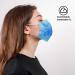 NU R Disposable Face Mask 3Ply Mask with Filter Layer and Elastic Earloop Retail 50pcs/box TIE DYE 50PCS - Buy Online on SooperMarket.com