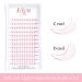 Pink 6D Colored Premade Fans Lash Extensions | Short Stem Pointy Base | Volume Fans | 0.07 D Curl | Mix 8-15 | Eyelash Extensions - Buy Online on SooperMarket.com