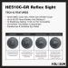 Holosun HE510C-GR Open Reflex Optical Sight | Super Green LED | 2 MOA Dot 65 MOA Circle - Buy Online on SooperMarket.com