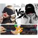 HUIBENYOU 3D Sleep Mask for Men and Women - Black, Soft and Comfortable Blindfold for Lunch Breaks, Insomnia, and Rest Anytime - 2pcs - Buy Online on SooperMarket.com