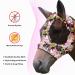 Shop Harrison Howard Stretchable UV Protection Fly Mask - Breathable Full Visibility Ventilating Ear Covers - Blossom Vibe (Large) - International Shipping Available - Buy Online on SooperMarket.com