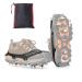 Vdeal crampons for boots shoes 19 stainless steel spikes anti-slip winter shoe claws for snow and ice cream women men Gr del spikes for hiking fishing