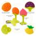 NASHRIO Baby Teething Toys Pack of 5 - BPA Free Silicone Teethers for Newborns - Natural, Organic, and Freezer Safe - Perfect Baby Shower Gift - Buy Online on SooperMarket.com