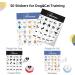 Shop Mmggaish 8 Colorful Dog Buttons for Communication | Complete Pet Training Set with 50 Stickers & Fixing Pads | International Shipping Available - Buy Online on SooperMarket.com