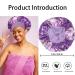 3 PCS Silk Satin Bonnet for Sleeping | Hair Bonnets for Black Women, Girls & Men | Elastic Wide Band | Silk Cap for Curly Hair - Buy Online on SooperMarket.com