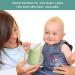 Silikong Silicone No Spill Straw Cups for Toddlers and Babies - 2 Pack (Green/Gray) | Dishwasher & Microwave Safe - Buy Online on SooperMarket.com