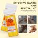 Honey Wax Roller Hair Removal Kit for Sensitive Skin | Soft Wax Warmer with 2 Cartridges, 10 Wipes, 100 Wax Strips - Pink - Buy Online on SooperMarket.com