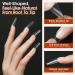 Modelones Nail Tips and Glue Gel Kit - 4 in 1 Nail Glue, Base Gel, Ultra-Portable Lamp, 500 Coffin Nails - Acrylic DIY Nail Art Tools for Gel Extensions - Nude/Clear - Buy Online on SooperMarket.com