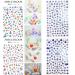 1500+ Christmas Nail Art Stickers - Self-Adhesive Santa, Snowflakes & More | 12 Large Sheets for Festive Nail Designs - Buy Online on SooperMarket.com