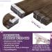 LAAVOO Tape In Hair Extensions - Real Hair Balayage Ombre (50g 35cm #8/16/8) - 20 Pcs Remy Quality - Light Brown to Golden Blonde - Buy Online on SooperMarket.com