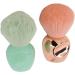 Soft Fluffy Hair Cosmetic Beauty Brush with Strong Powder Grasping Power Accurate Coloring Delicate Looking. Perfect for Loose Powder Blusher. Rose Gold Light Green - Buy Online on SooperMarket.com