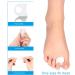 Clear Gel Toe Straightener Spacers - Bunion & Hammer Toe Corrector for Plantar Fasciitis Relief - Buy Online on SooperMarket.com