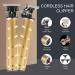 SURKER Electric Pro Li Clippers - Waterproof Cordless Hair Trimmer for Men | Rechargeable T-Blade Grooming Accessories (Gold - Buy Online on SooperMarket.com