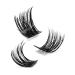 Lash Clusters DIY Eyelash Extensions 72 Pcs D Curl 8-16mm | Thin Stem Individual Cluster Lashes for Self-application | Reusable Wisps (H-02 D Curl 8-16mm) - Buy Online on SooperMarket.com