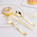 N9R 500PCS Gold Plastic Silverware Set - Disposable Gold Cutlery for Party, Wedding - 200 Forks, 150 Spoons, 150 Knives - Gold Utensils - 500 Pack - Buy Online on SooperMarket.com