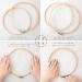 6PCS Matchne Bamboo Embroidery Hoops - 4 to 10 Inch Sizes - Easy Tighten/Loosen - Cross Stitch & Needlework Supplies - Crafts - Buy Online on SooperMarket.com
